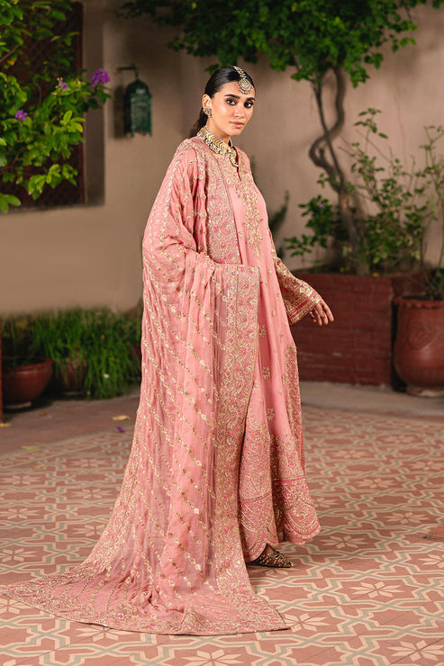 Maryum N Maria | Gulnaar Formals | 3 Piece Embroidered Chiffon SASHA - FSU5658 - Ladies Clothes - Maria Faisal