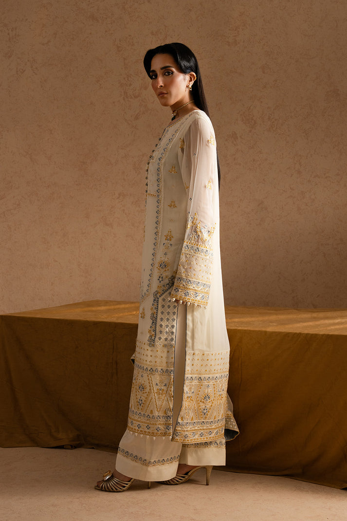 Fressia Premium | Premium Chiffon | FSU5601 - Ladies Clothes - Maria Faisal