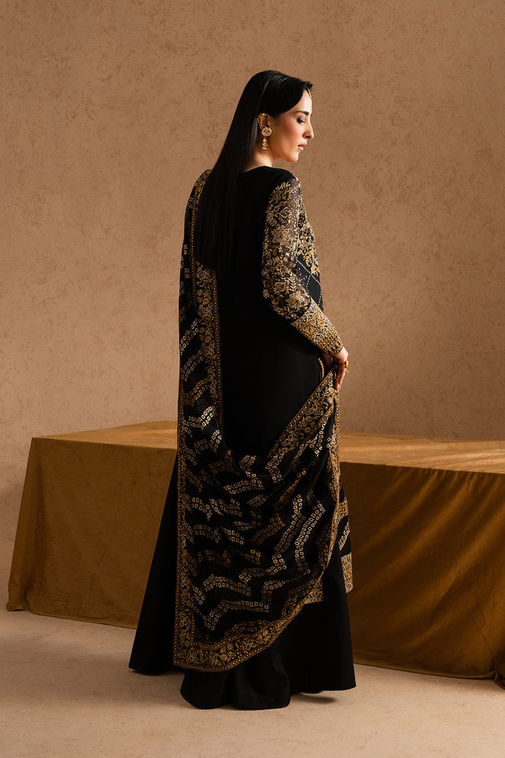 Fressia Premium | Premium Chiffon | FSU5605 - Ladies Clothes - Maria Faisal