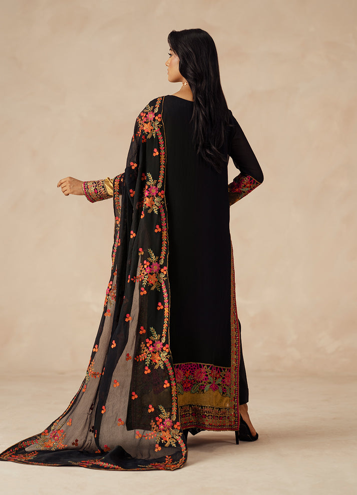 Fressia Premium | Premium Chiffon | FSU5615 - Ladies Clothes - Maria Faisal