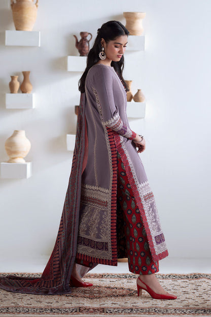 Maryum N Maria | Noore Winters 25 | Khaddar ZALAAN - FSU5672 - Casual Dress - available at Maria Faisal in UK and USA.