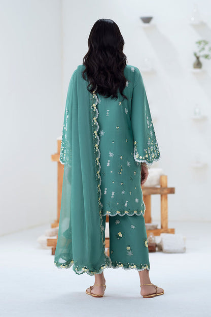 Maryum N Maria | Noore Winters 25 | 3 Piece Embroidered Khaddar TABANA - FSU5676 - Casual Dress - available at Maria Faisal in UK and USA.