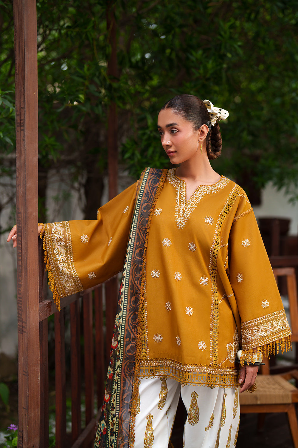 Saira Rizwan | Laanem SS 26 | ZOYA-B-SRL26-04 - Luxury Dress - available at Maria Faisal in UK and USA.