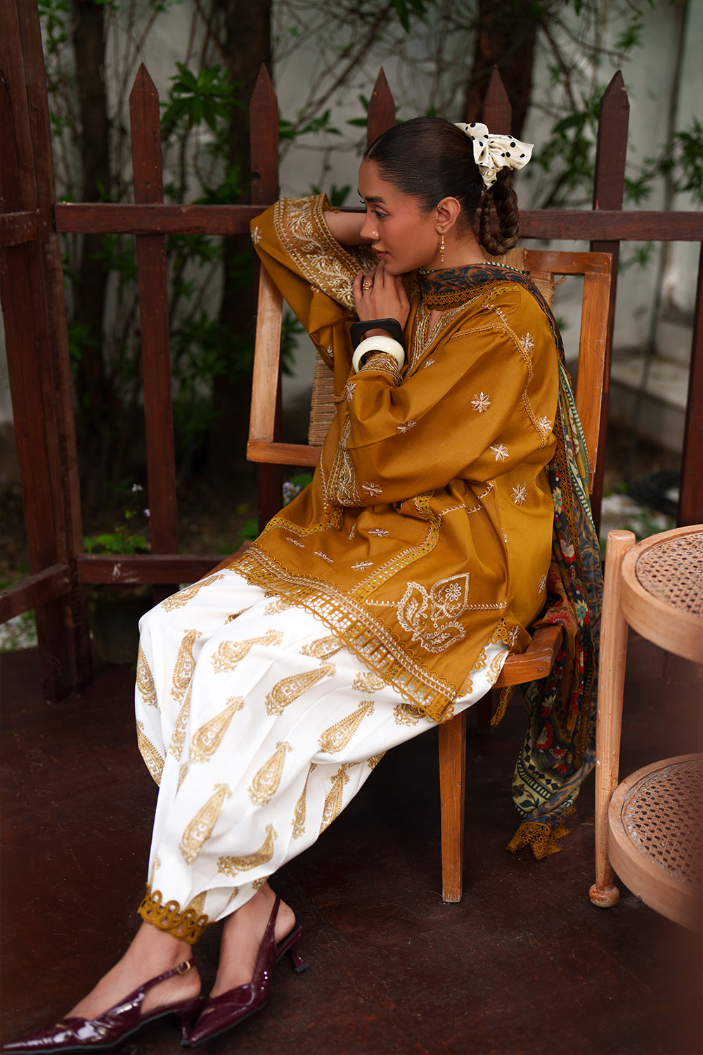 Saira Rizwan | Laanem SS 26 | ZOYA-B-SRL26-04 - Luxury Dress - available at Maria Faisal in UK and USA.
