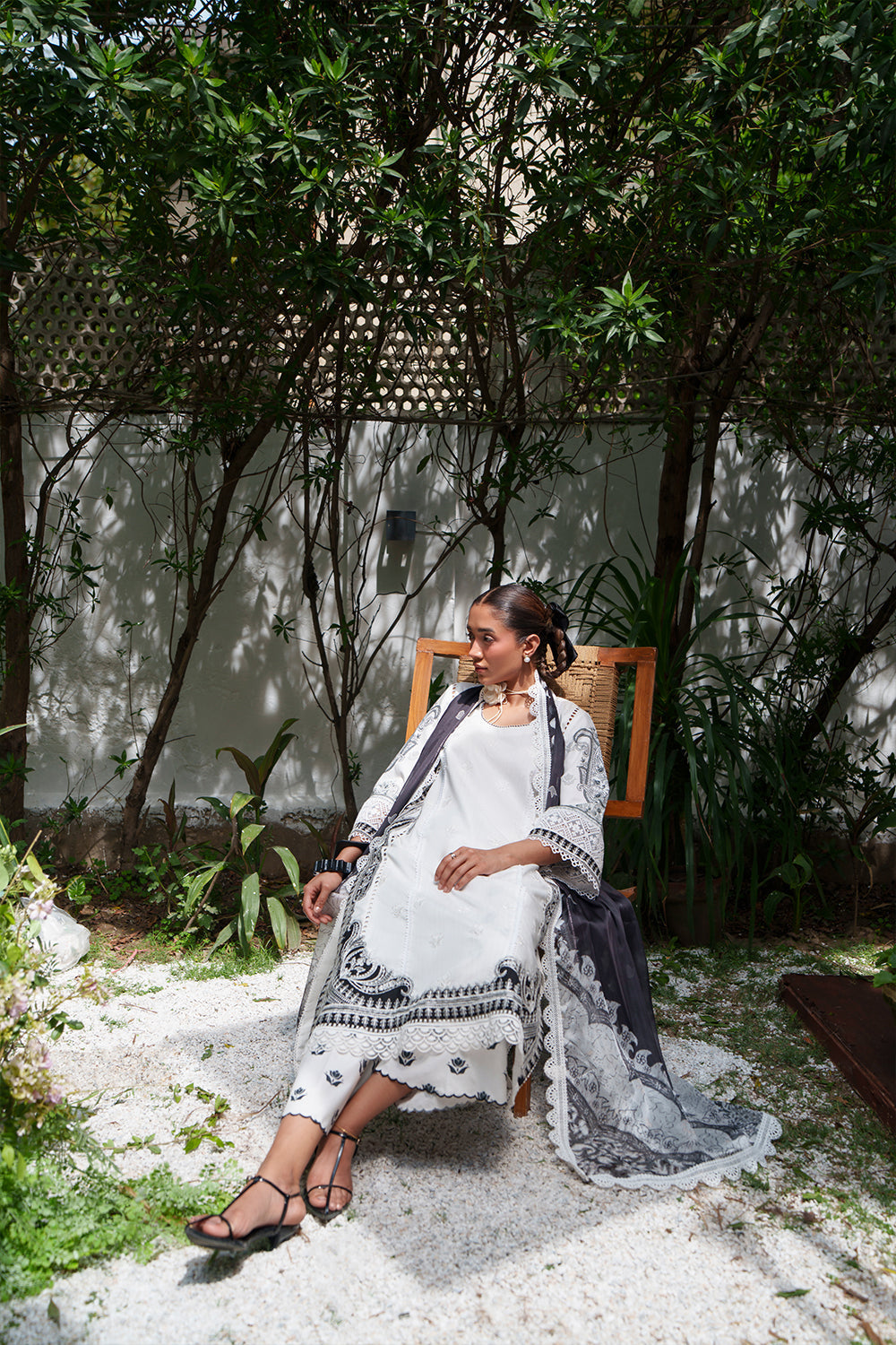 Saira Rizwan | Laanem SS 26 | AMARA-B - SRL26-02 - Luxury Dress - available at Maria Faisal in UK and USA.