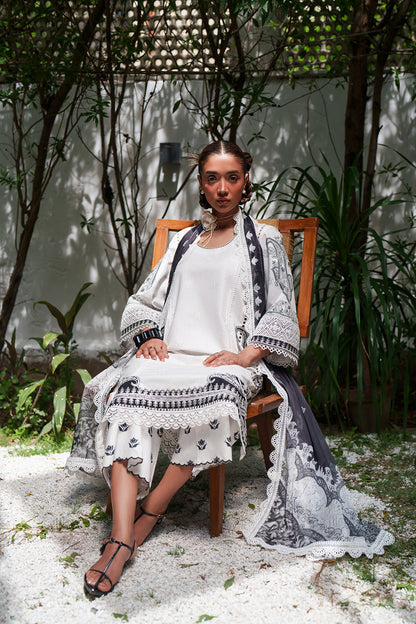 Saira Rizwan | Laanem SS 26 | AMARA-B - SRL26-02 - Luxury Dress - available at Maria Faisal in UK and USA.
