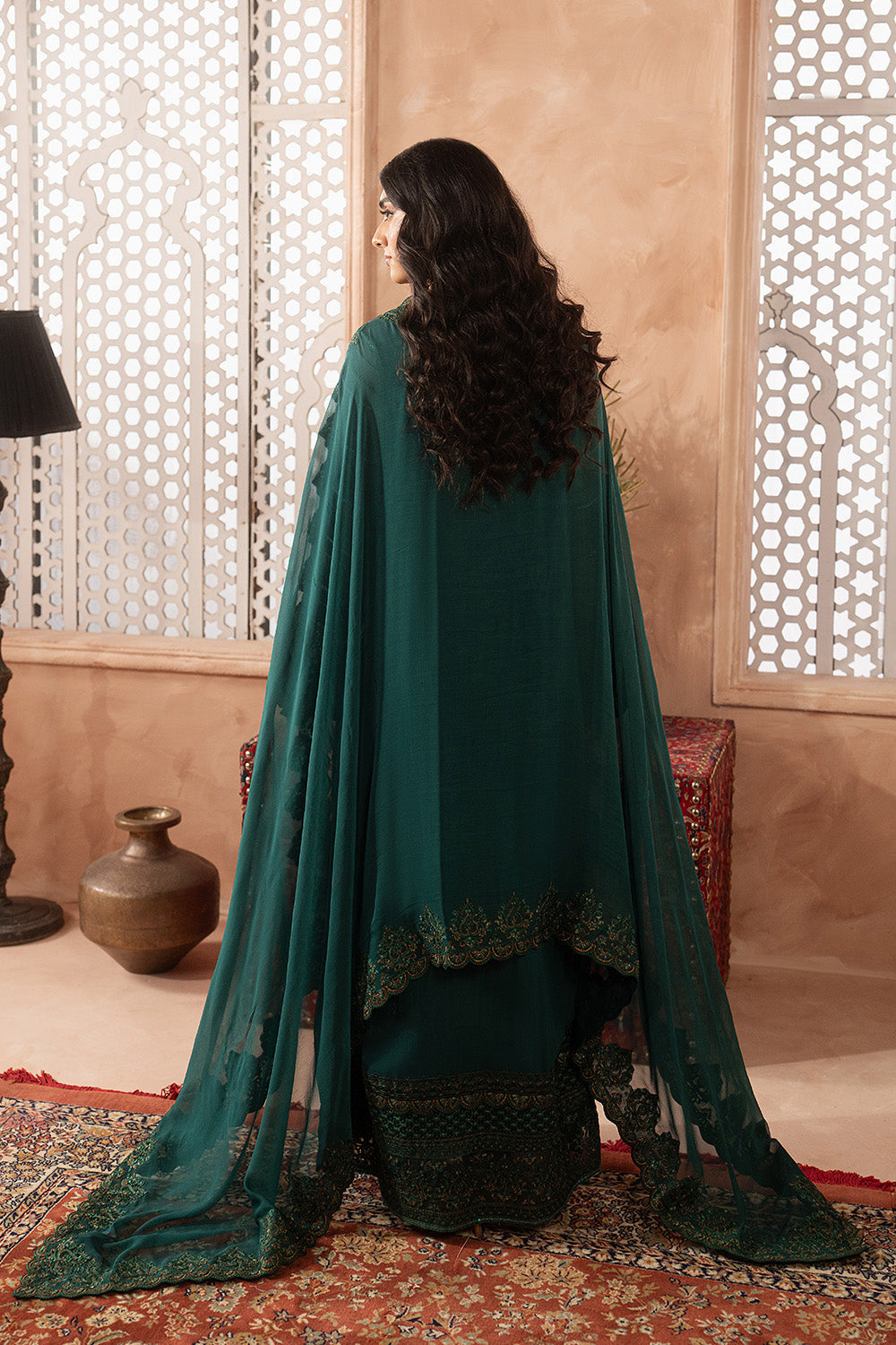 Maryum N Maria | Luxury Edit | AHAVA - MWU5680 - Luxury Dress - available at Maria Faisal in UK and USA.