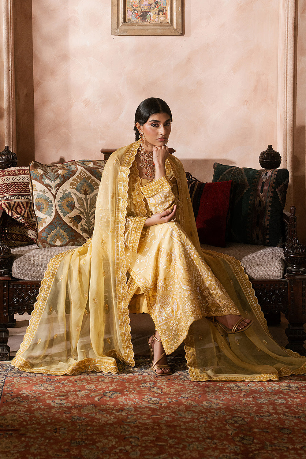 Maryum N Maria | Luxury Edit | LILACH - MWU5683 - Luxury Dress - available at Maria Faisal in UK and USA.