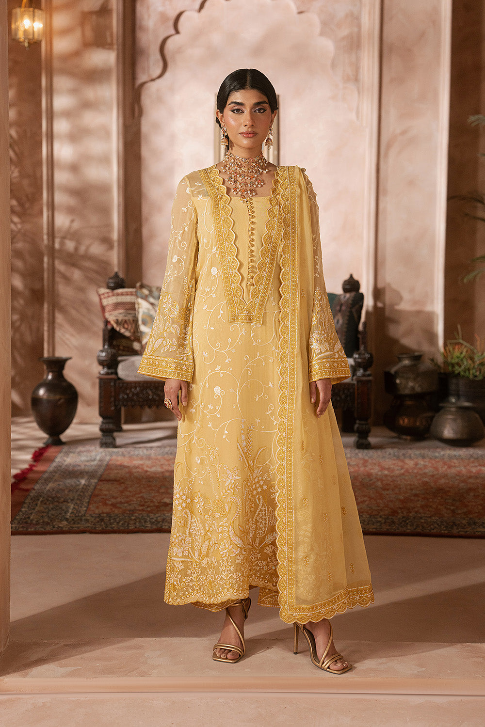 Maryum N Maria | Luxury Edit | LILACH - MWU5683 - Luxury Dress - available at Maria Faisal in UK and USA.