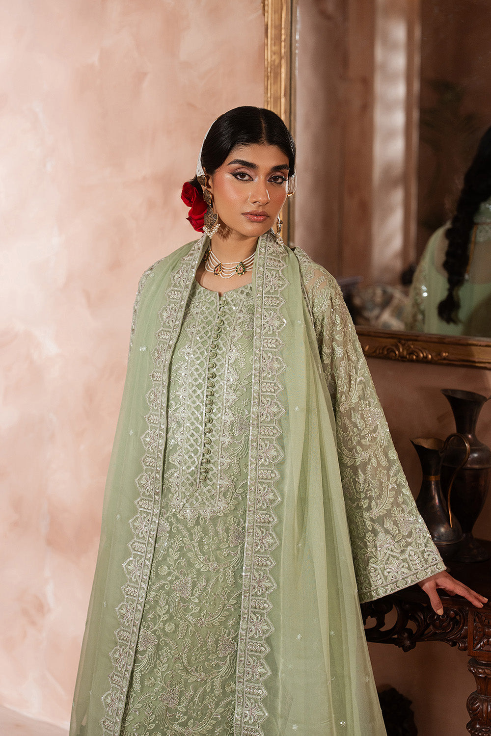 Maryum N Maria | Luxury Edit | SHAYNA - MWU5685 - Luxury Dress - available at Maria Faisal in UK and USA.