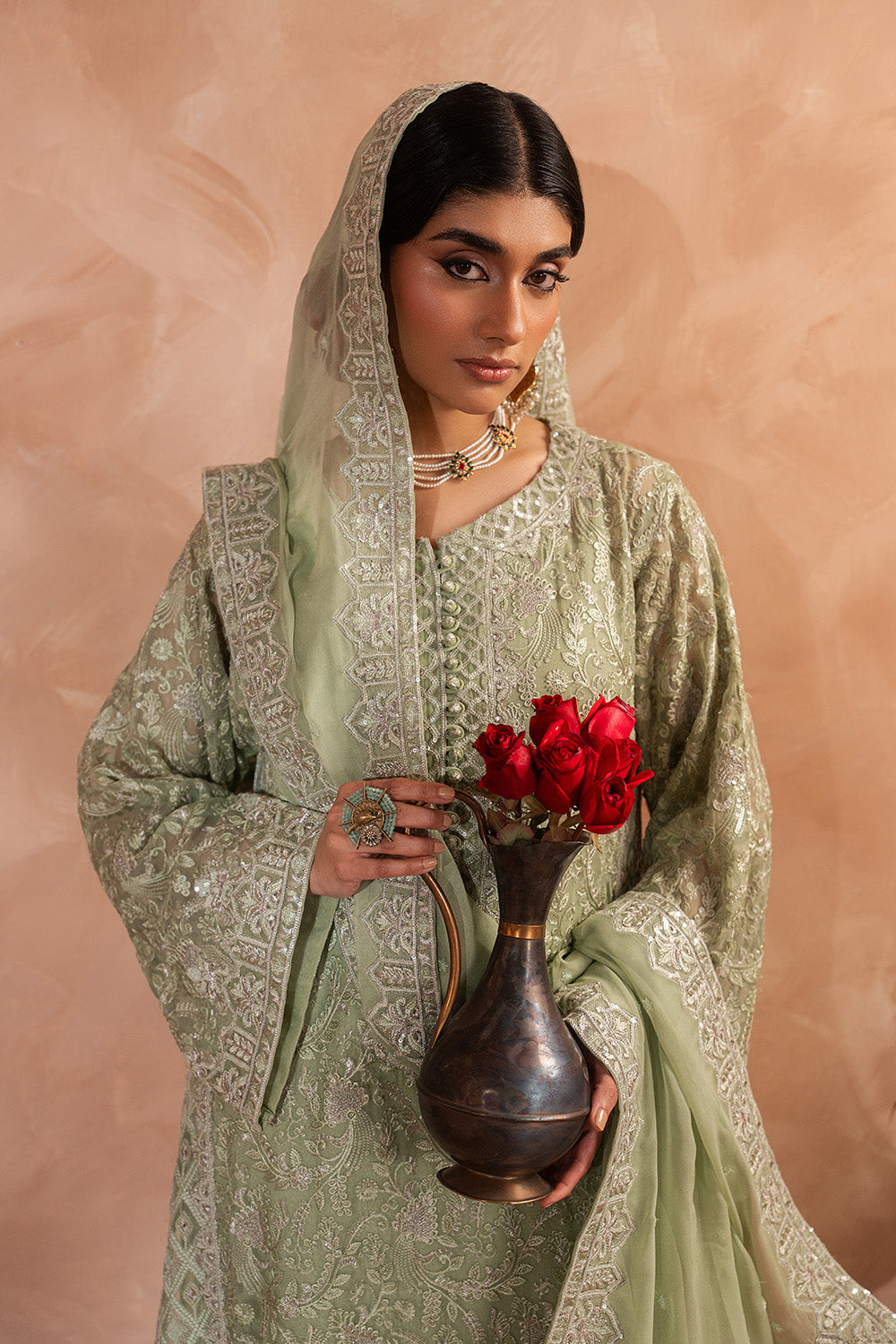 Maryum N Maria | Luxury Edit | SHAYNA - MWU5685 - Luxury Dress - available at Maria Faisal in UK and USA.