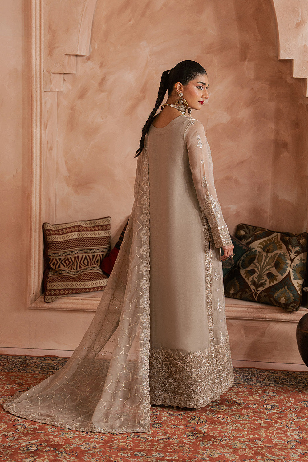 Maryum N Maria | Luxury Edit | SHAI - MWU5687 - Luxury Dress - available at Maria Faisal in UK and USA.