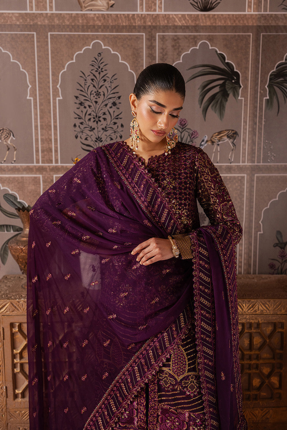 Maryum N Maria | Luxury Edit | RAISA - MWU5688 - Luxury Dress - available at Maria Faisal in UK and USA.