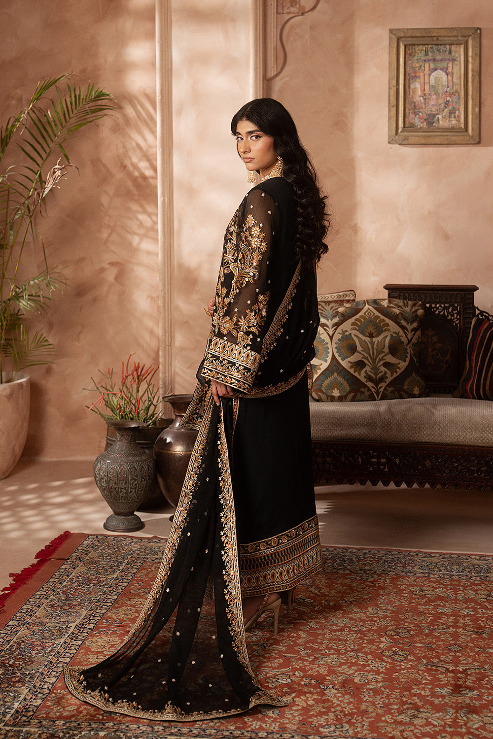Maryum N Maria | Luxury Edit | TZEITEL - MWU5689 - Luxury Dress - available at Maria Faisal in UK and USA.