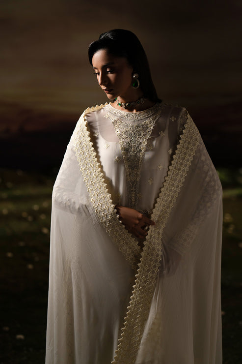 Fressia Premium | Luxury 26 | INRANI - FWU5700 - Luxury Dress - available at Maria Faisal in UK and USA.