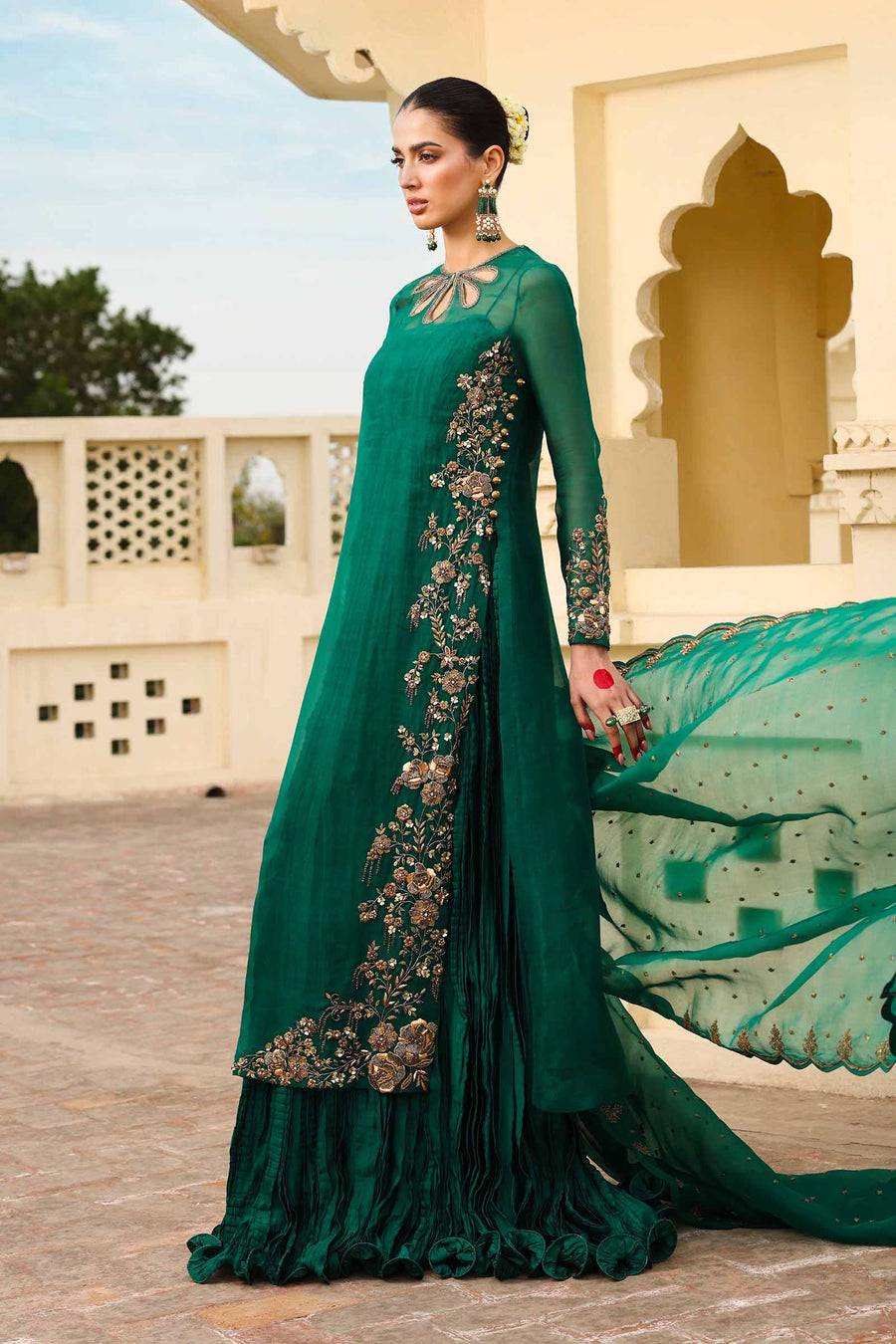 Maria B | Bridal Formals | Zamrood Ara by Maria Faisal - Registered Vendor of : Maria B - type : Ladies Clothes - 100% original wedding dresses