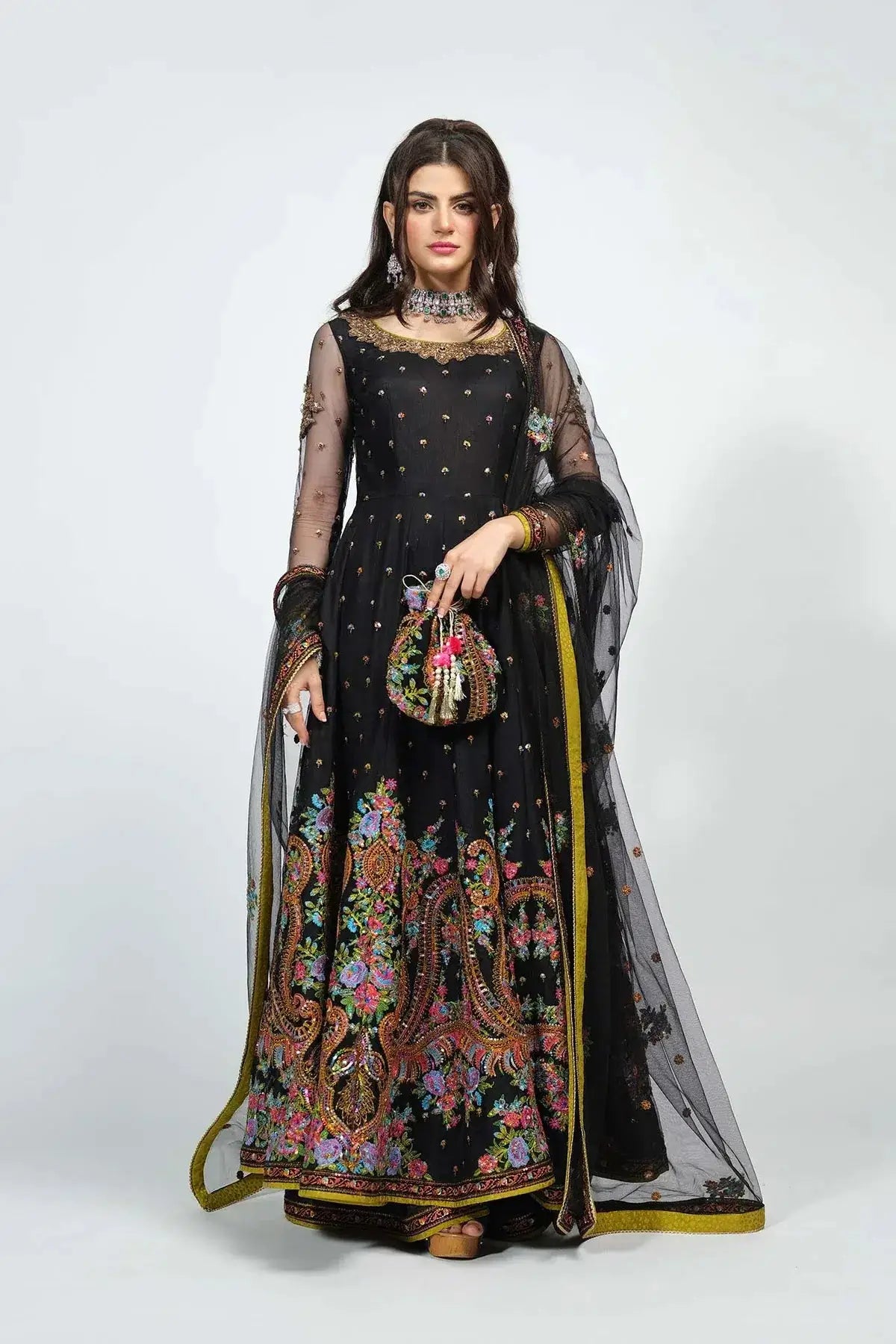 Fahad Hussayn | National Sport Casbah | Qawalli by Maria Faisal - Registered Vendor of : Fahad Hussayn - type : Wedding Dress - 100% original wedding dresses