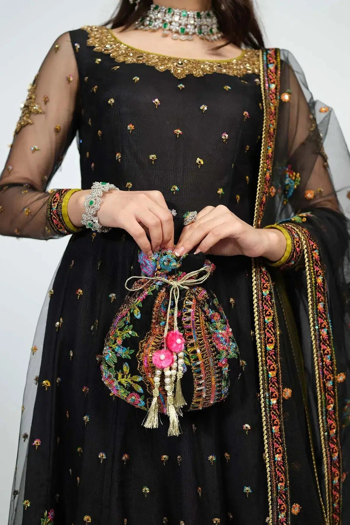 Fahad Hussayn | National Sport Casbah | Qawalli by Maria Faisal - Registered Vendor of : Fahad Hussayn - type : Wedding Dress - 100% original wedding dresses