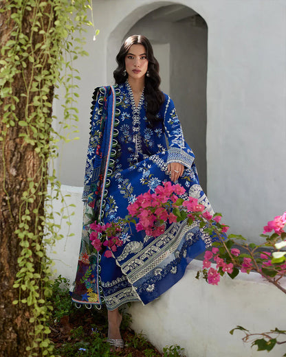 Faiza Saqlain | Liliana Luxury Lawn 24 | Veira - Ladies Clothes - Maria Faisal