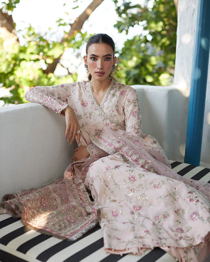 Faiza Saqlain | Liliana Luxury Lawn 24 | Karine - Ladies Clothes - Maria Faisal