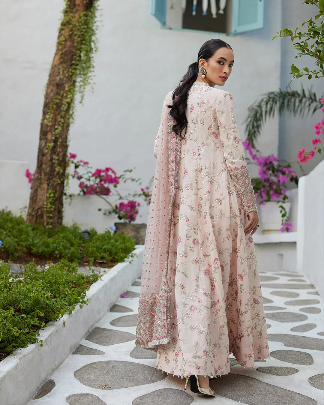 Faiza Saqlain | Liliana Luxury Lawn 24 | Karine - Ladies Clothes - Maria Faisal