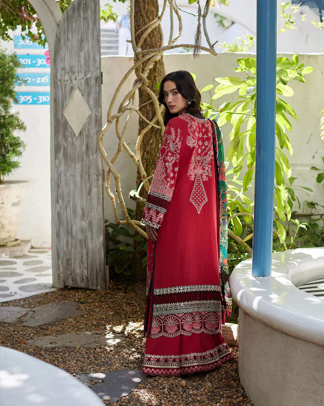 Faiza Saqlain | Liliana Luxury Lawn 24 | Sivana - Ladies Clothes - Maria Faisal