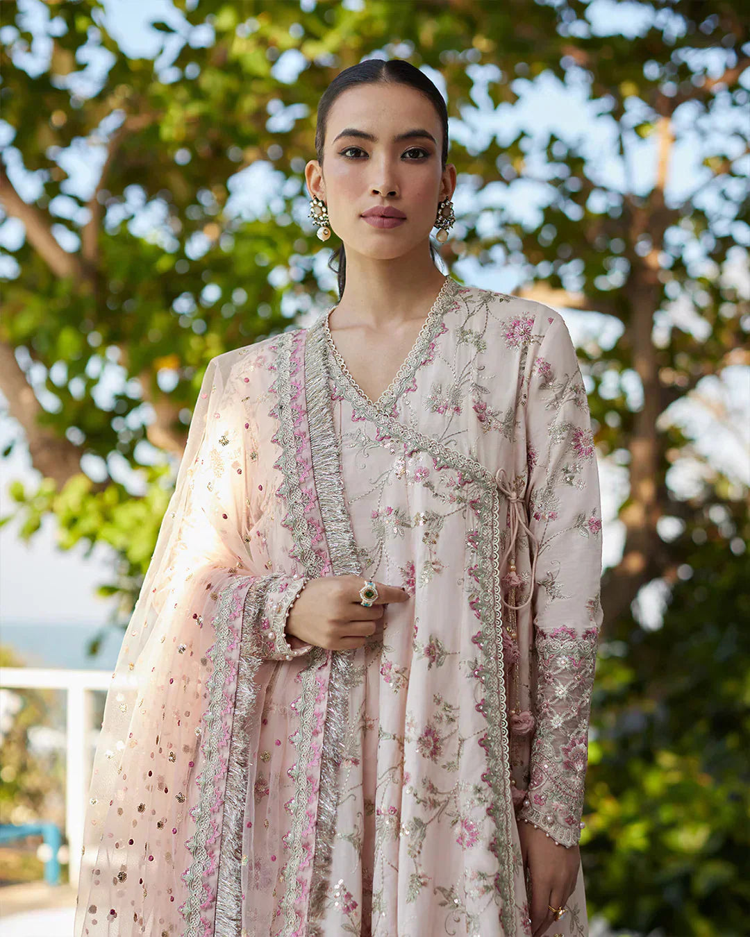 Faiza Saqlain | Liliana Luxury Lawn 24 | Karine - Ladies Clothes - Maria Faisal