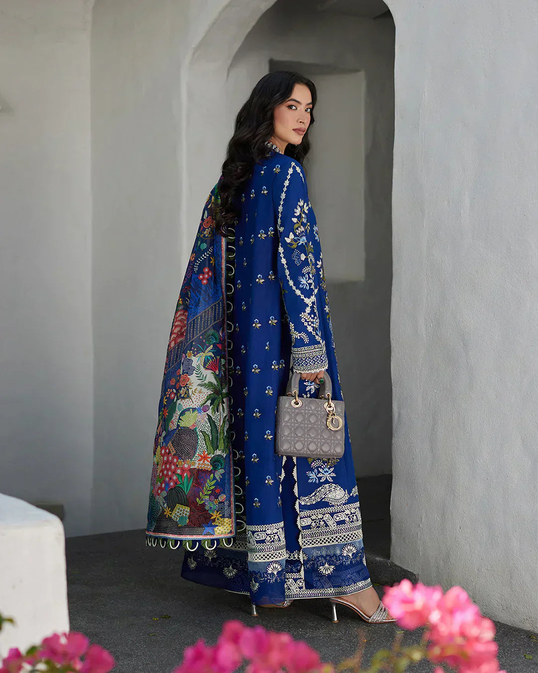 Faiza Saqlain | Liliana Luxury Lawn 24 | Veira - Ladies Clothes - Maria Faisal