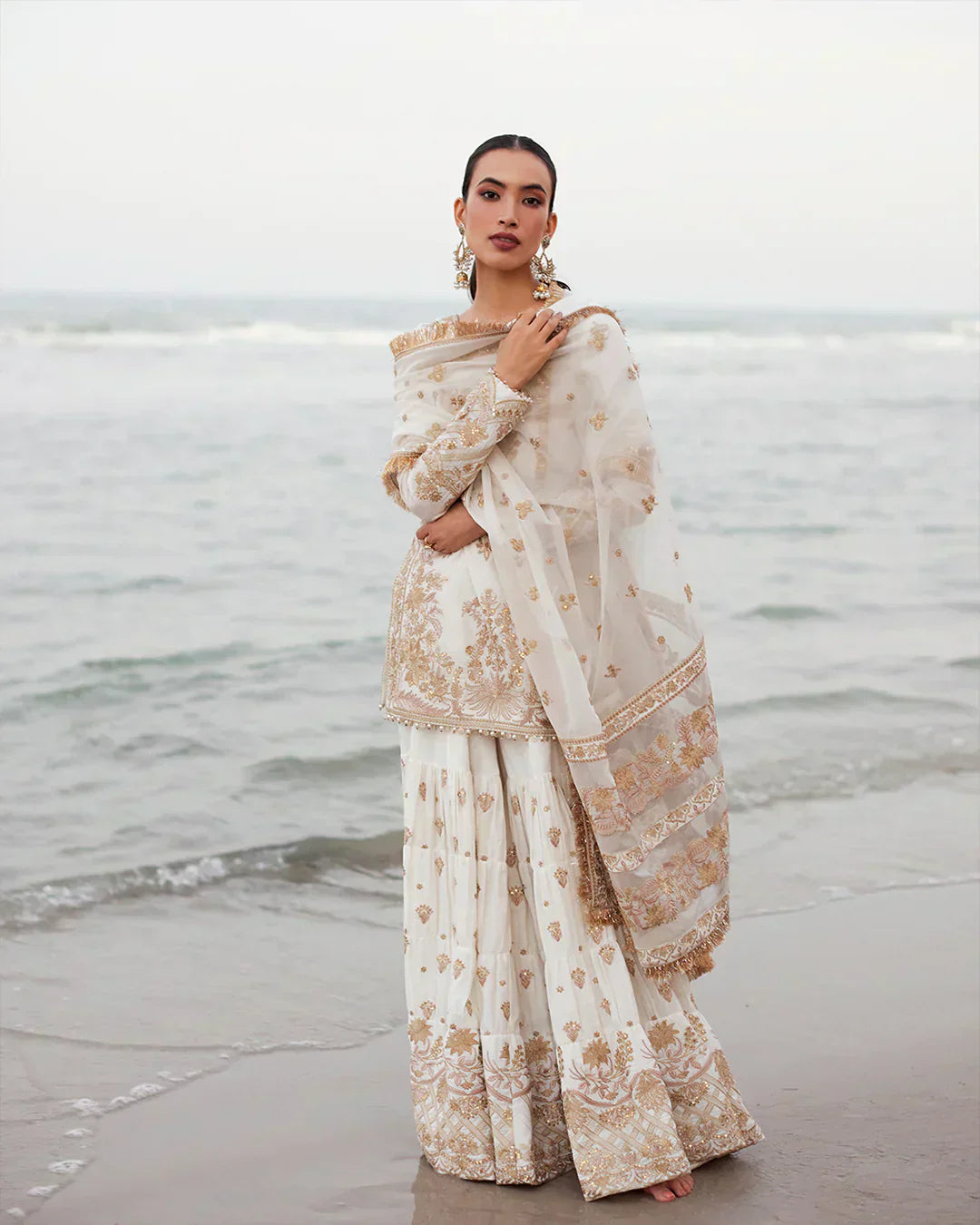 Faiza Saqlain | Liliana Luxury Lawn 24 | Mirhana - Ladies Clothes - Maria Faisal