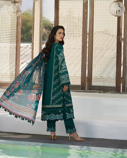 Faiza Saqlain | Liliana Luxury Lawn 24 | Milena - Ladies Clothes - Maria Faisal
