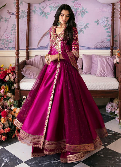 Farah Talib Aziz | Mayna Festive Luxe | Narina by Maria Faisal - Registered Vendor of : Farah Talib Aziz - type : Wedding Dress - 100% original wedding dresses