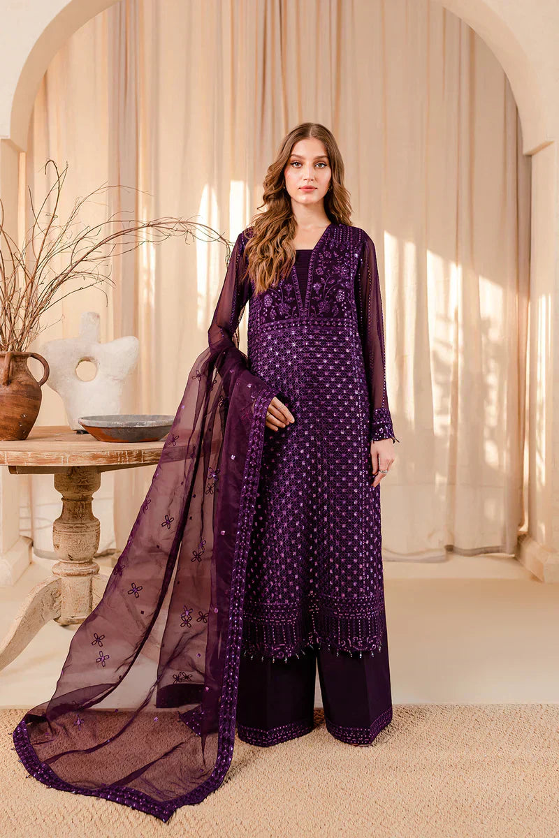 Farasha | Ritizer Festive Formals | Purple Dazzle - Ladies Clothes - Maria Faisal