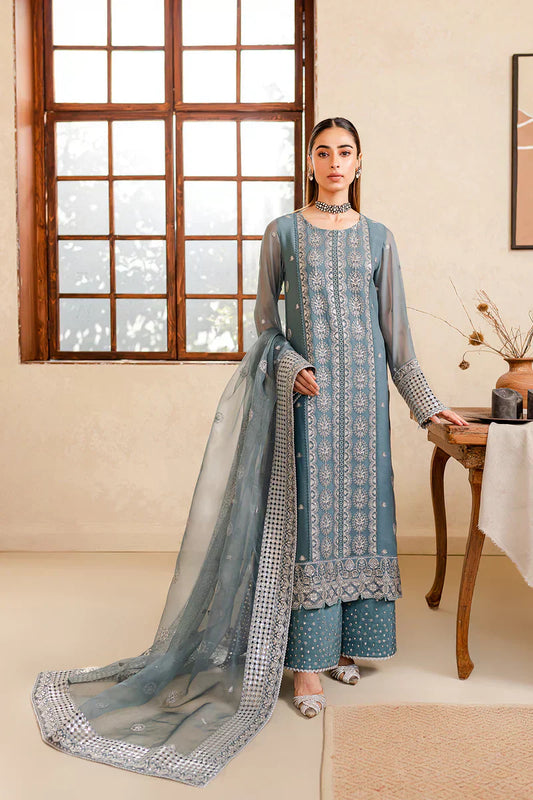 Farasha | Ritizer Festive Formals | Aqua Flora - Ladies Clothes - Maria Faisal