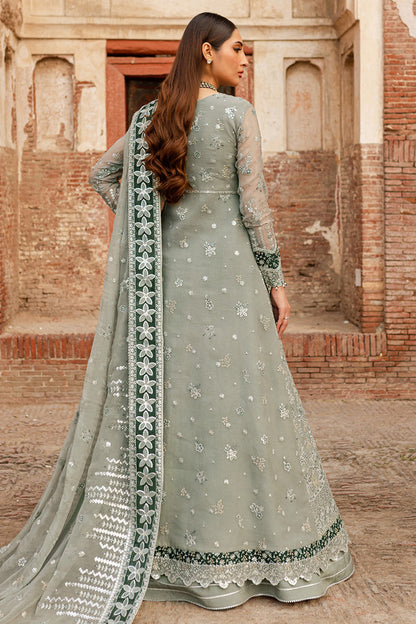 Farasha | Ritzier Wedding Formals |  Grey Veil - Ladies Clothes 