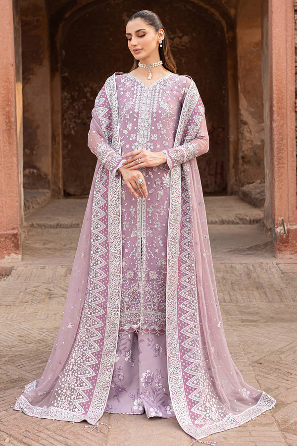 Farasha | Ritzier Wedding Formals |  Pastel Mist - Designer Dress with Intricate embroidery and embellishments. Shop elegent wedding dress at Maria Faisal.