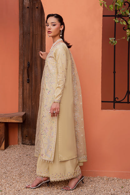 Batik | Festive Eid 26 | Felia - Luxury Dress - available at Maria Faisal in UK and USA.