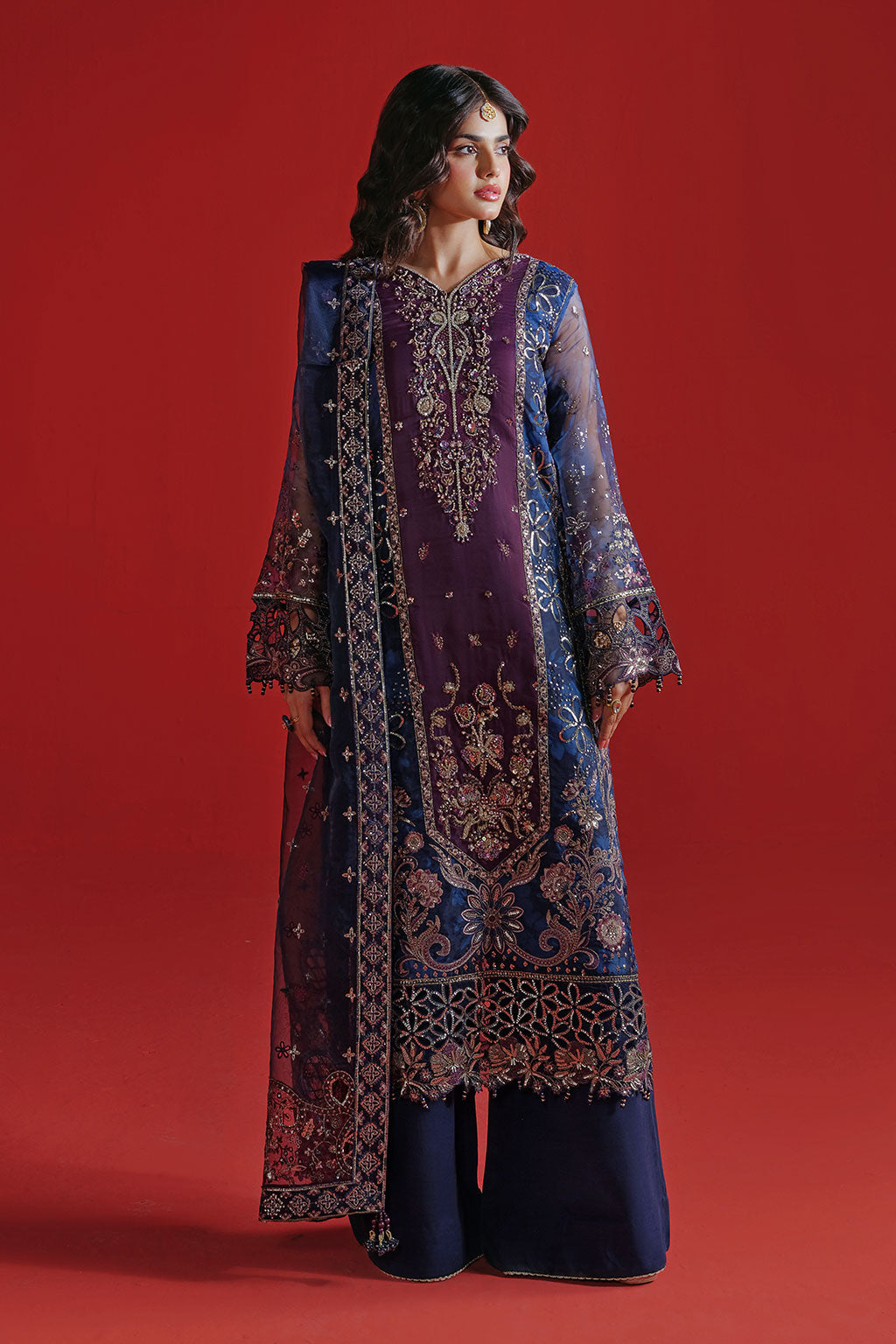 Ramsha | Festive Collection 25 | E-305 - Formal Dress - available at Maria Faisal in UK and USA.
