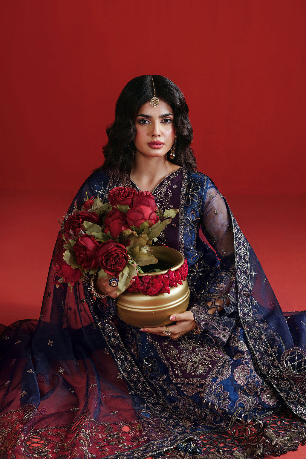 Ramsha | Festive Collection 25 | E-305 - Formal Dress - available at Maria Faisal in UK and USA.