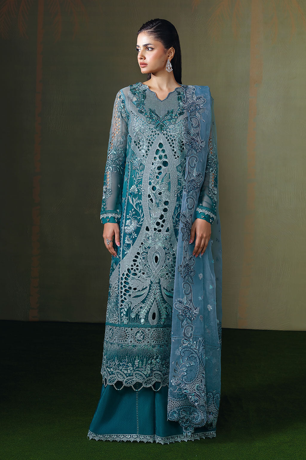 Ramsha | Festive Collection 25 | E-307 - Formal Dress - available at Maria Faisal in UK and USA.