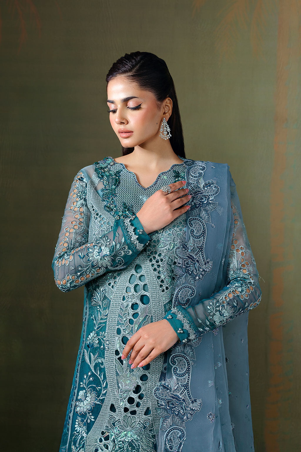 Ramsha | Festive Collection 25 | E-307 - Formal Dress - available at Maria Faisal in UK and USA.