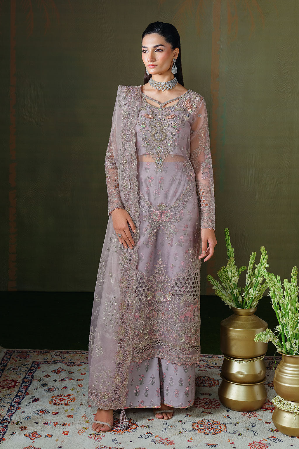 Ramsha | Festive Collection 25 | E-308 - Formal Dress - available at Maria Faisal in UK and USA.