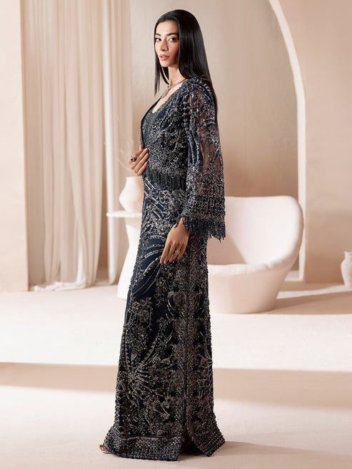 Epoque | Reve Luxury Formals | Feu - Formal Dress - available at Maria Faisal in UK and USA.