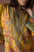 Ammara Khan | Flo 25 |Mango Slush Long Shirt Set (D-04) by Maria Faisal - Registered Vendor of : Ammara Khan - type : Ladies Clothes - 100% original wedding dresses
