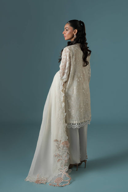 Ammara Khan | Flo 25 | Pearl Spring Lily Shalwar Set (D-10) by Maria Faisal - Registered Vendor of : Ammara Khan - type : Ladies Clothes - 100% original wedding dresses
