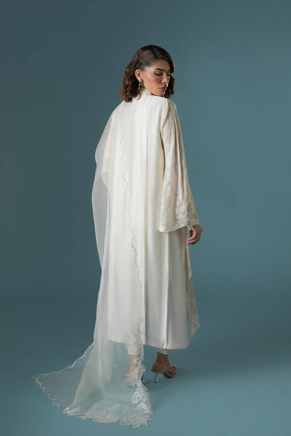 Ammara Khan | Flo 25 | Chandni Rani Long Kurta Set (D-11) by Maria Faisal - Registered Vendor of : Ammara Khan - type : Ladies Clothes - 100% original wedding dresses