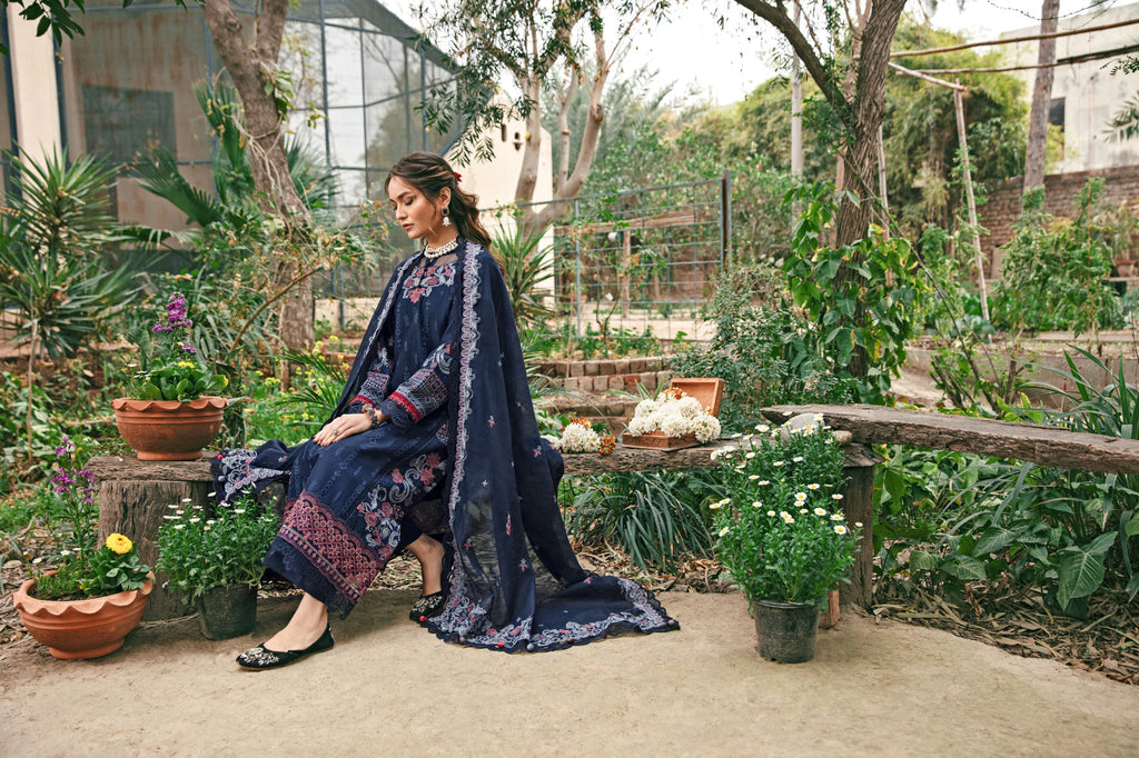 Florent | Luxury Lawn 24 | 3A - Ladies Clothes - Maria Faisal