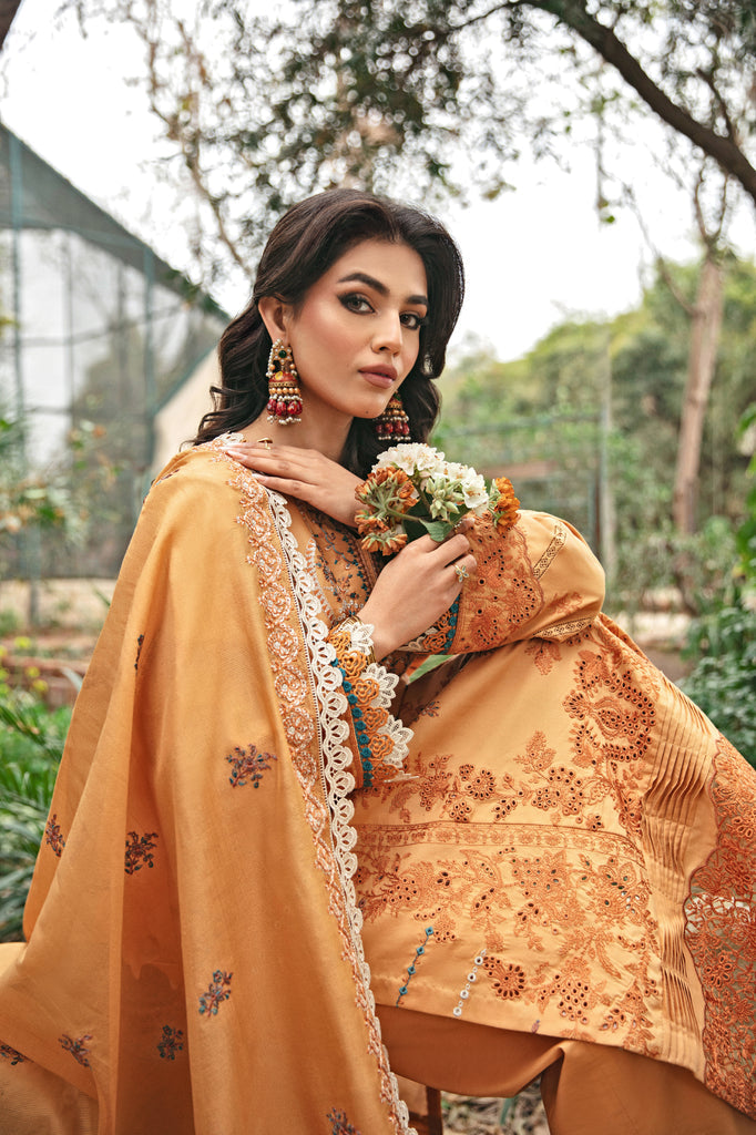 Florent | Luxury Lawn 24 | FFL-4A - Ladies Clothes - Maria Faisal