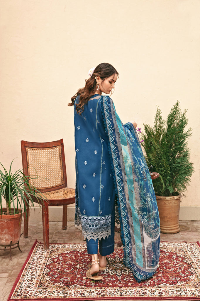 Florent | Luxury Lawn 24 | FFL-5A - Ladies Clothes - Maria Faisal
