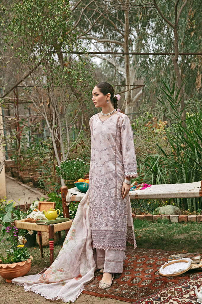 Florent | Luxury Lawn 24 | FFL-8A - Ladies Clothes - Maria Faisal