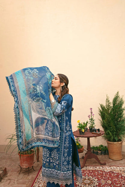 Florent | Luxury Lawn 24 | FFL-5A - Ladies Clothes - Maria Faisal